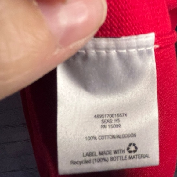 Laura Scott Woman red cardigan beaded collar button up size 1x - Picture 7 of 10